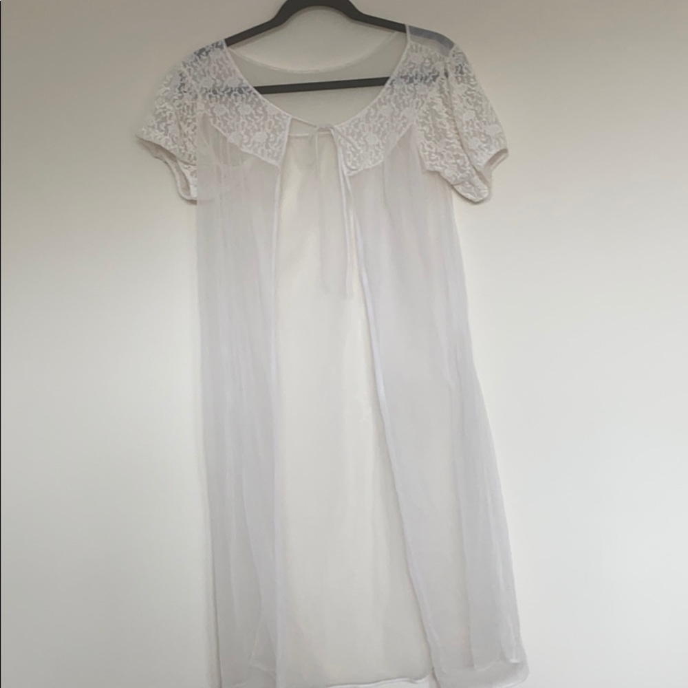 Vintage white robe